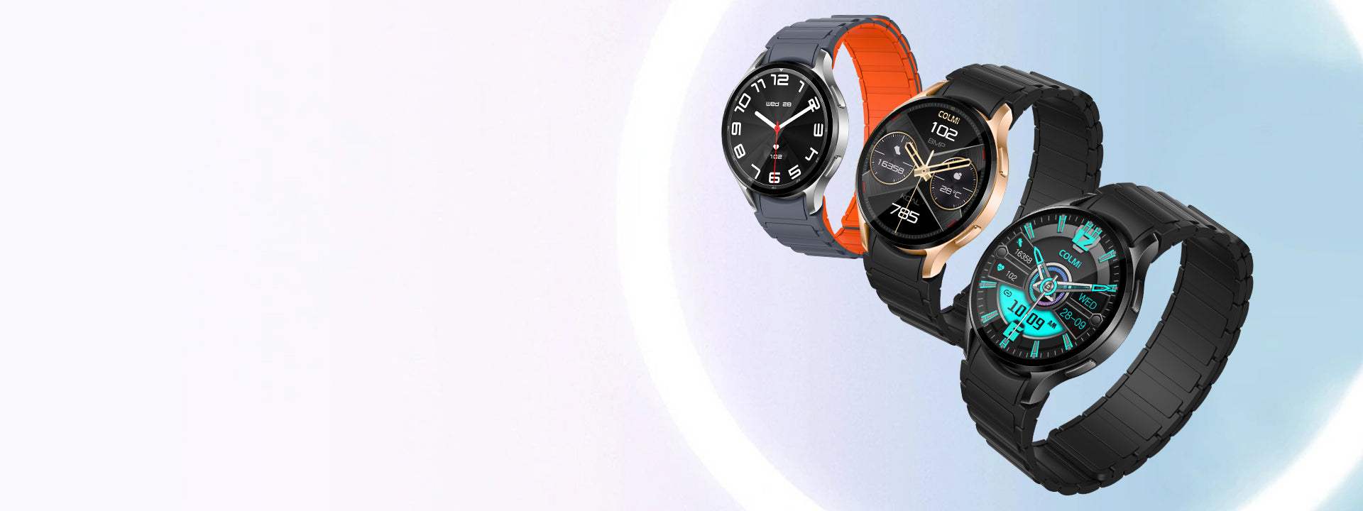 Colmi i28 Ultra Smartwatch mit fortschrittlicher Gesundheitsüberwachung, 10-tägiger Akkulaufzeit und IP68-Wasserdichtigkeitsklasse.