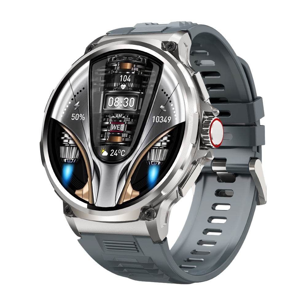 COLMi V69 Smartwatch – 1,85 Zoll großes Display, Gesundheitsüberwachung, wasserdicht & elegantes Silber