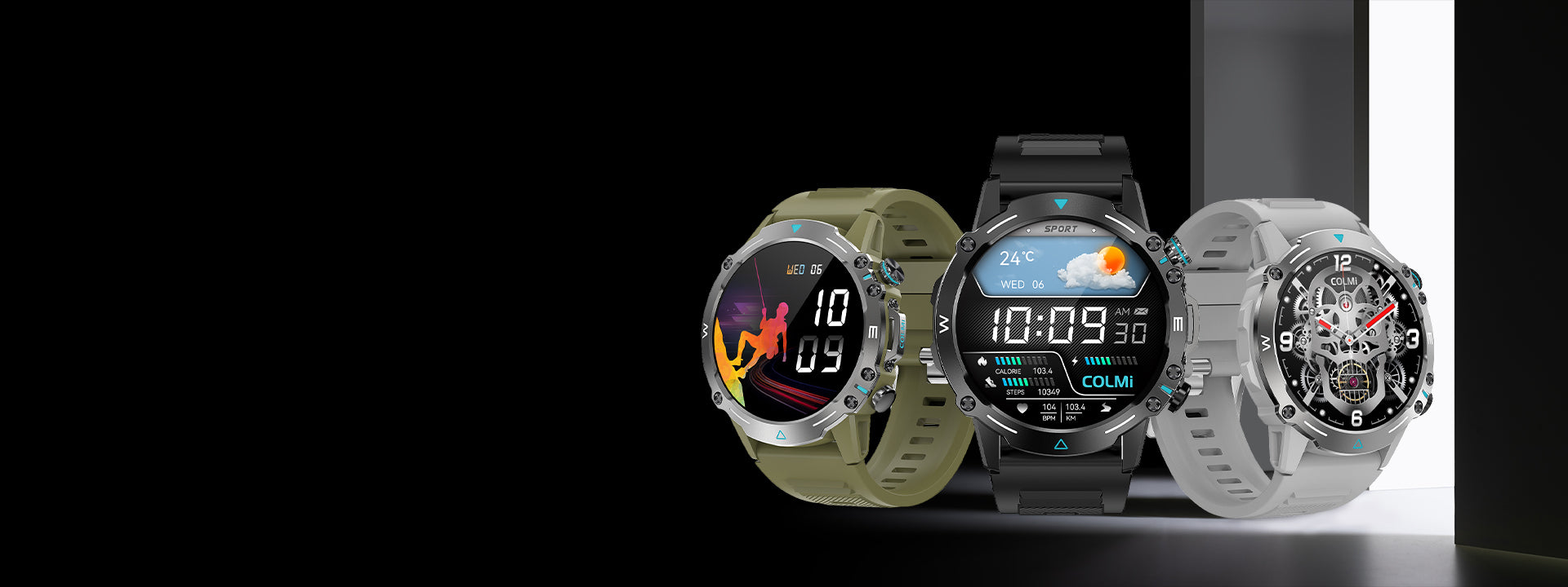 Die Colmi M42 Smartwatch zeichnet sich durch ein schlankes Design, über 100 Sportmodi und eine Akkulaufzeit von 10 Tagen aus.