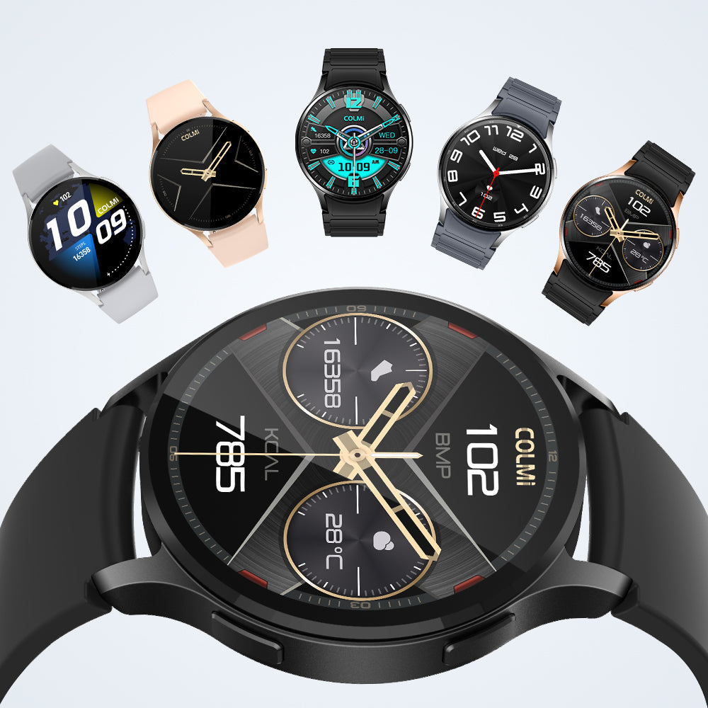 Colmi i28 Ultra Smartwatch mit Gehäuse aus Zinklegierung, fortschrittlicher Gesundheitsüberwachung, 10-tägiger Akkulaufzeit und IP68-Wasserdichtigkeitsklasse.