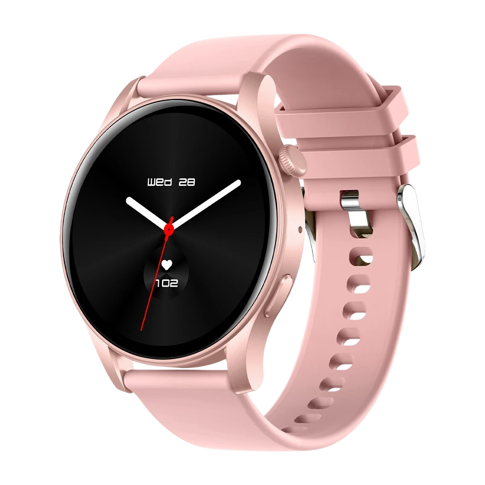 COLMI V73 Smartwatch mit elegantem AMOLED-Display, Fitness-Tracking, IP68 wasserdicht, Pink