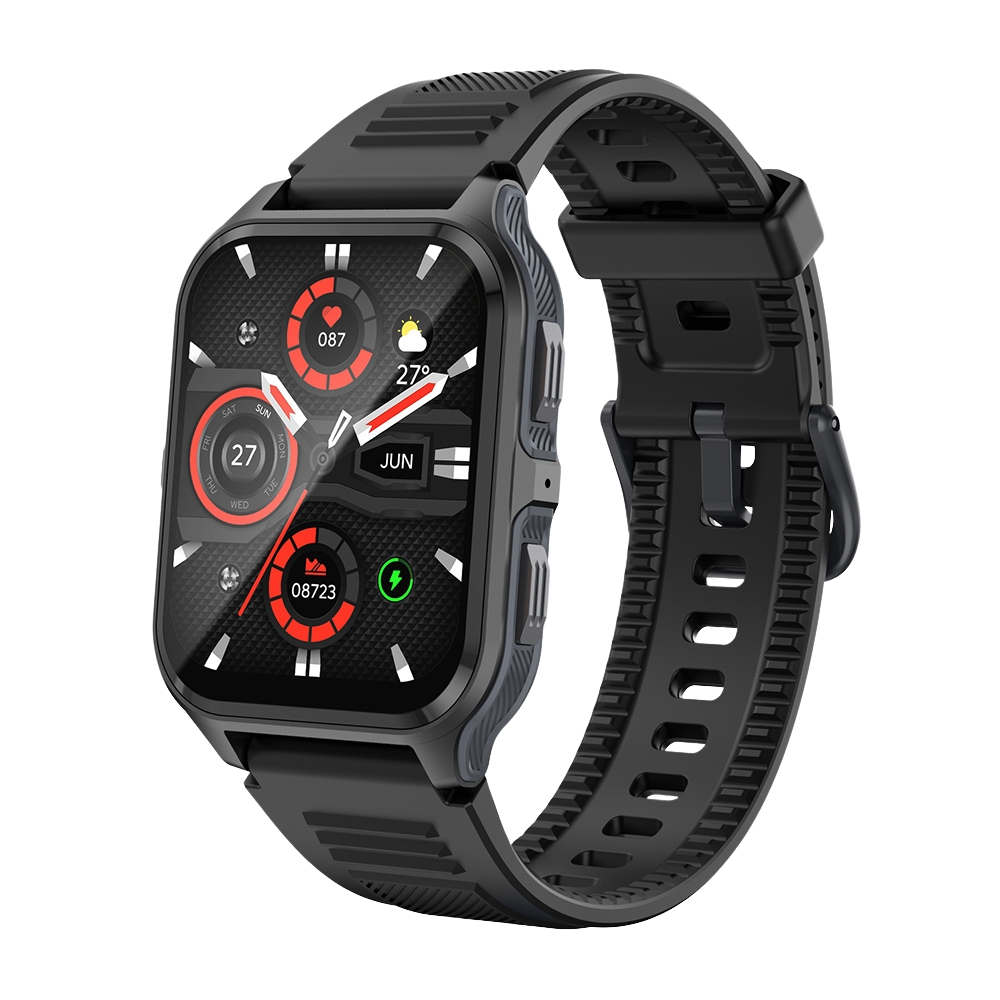 COLMI P73 Smartwatch, 1,9″ Display, Außentelefonie, IP68 wasserdicht, schwarz